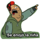 Se enojo la niña