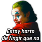 Estoy harto de fingir que no