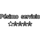 Pésimo servicio