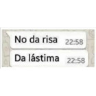 No da risa, da lástima