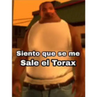 Siento que se me sale el Torax