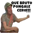 ¡¡¡Que bruto póngale cero!!!