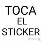 Toca el stickers