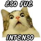 Eso fue intenso