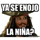 Ya se enojó la niña?
