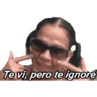 Te vi, pero te ignoré