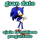 Gran dato ojalá te hubiese preguntado