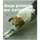 Deja primero me estiro men