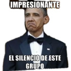 IMPRESIONANTE EL SILENCIO DE ESTE GRUPO