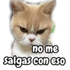 No me salgas con eso