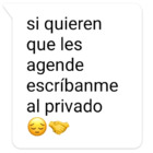 Si quieren que les agende escríbanme al privado
