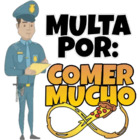 Multa por comer mucho