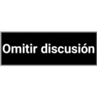 Omitir discusión