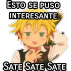 Esto se puso interesante, sate sate sate