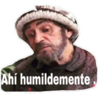 Ahí humildemente