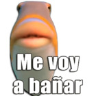 Me voy a bañar