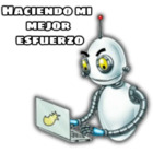 Haciendo mi mejor esfuerzo