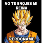 No te enojes mi reina perdóname
