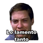 Lo lamento tanto