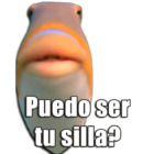 Puedo ser tu silla?