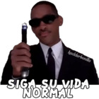 Siga su vida normal