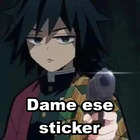 Dame ese sticker