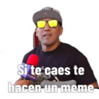 Si te caes te hacen un meme