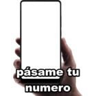 Pásame tu numero