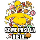 SE ME PASÓ LA DIETA...