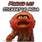 Manden los stickers de moda