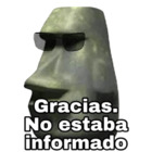 Gracias. No estaba informado