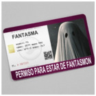 Fantasma, permiso para estar de fantasmón