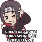 CRÉDITOS AQUIEN CORRESPONDA YO SOLO REENVIÓ