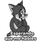 ...Esperando que me hables