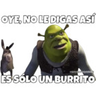 Oye, no le digas así es solo un burrito