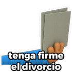 Tenga firme el divorcio