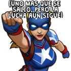 (Uno mas que se  salio, pero la lucha aun sigue)