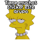 Tiene muchos sticker este grupo