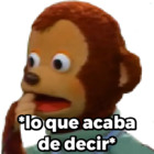 *Lo que acaba de decir*
