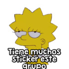 Tiene muchos sticker este grupo