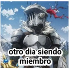 Otro día siendo miembro