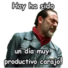 Hoy ha sido un día muy productivo carajo!