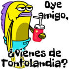 Oye amigo. ¿Vienes de tontolandia?