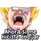 Ahora si me hiciste enojar