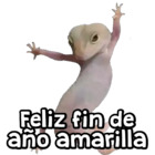 Feliz fin de año amarilla