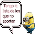 ﻿Tengo la lista de los que no aportan