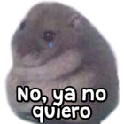No, ya no quiero