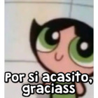 Por si acasito, graciass