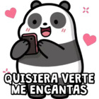 QUISIERA VERTE ME ENCANTAS