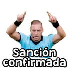 Sanción confirmada